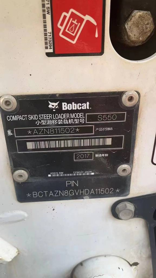 Pá carregadora de rodas Bobcat S 550: foto 11