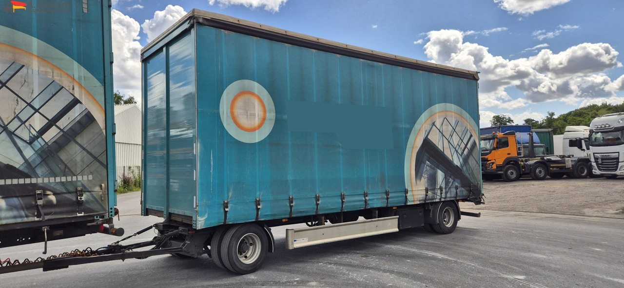 Reboque de lona Fliegl ZPS 182 Edscha, Schiebeplane, Bordwande innenliegend: foto 10