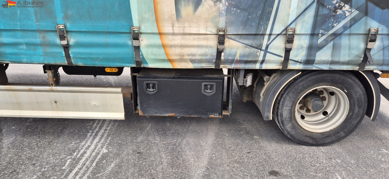 Reboque de lona Fliegl ZPS 182 Edscha, Schiebeplane, Bordwande innenliegend: foto 6