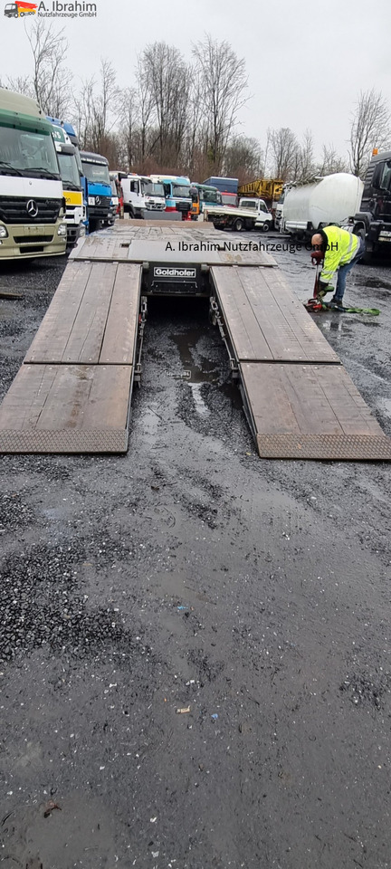 Goldhofer TU-L 3-24/80 Tieflader 10.00 m Ladefläche - Reboque baixa: foto 3 Goldhofer TU-L 3-24/80 Tieflader 10.00 m Ladefläche - Reboque baixa: foto 3
