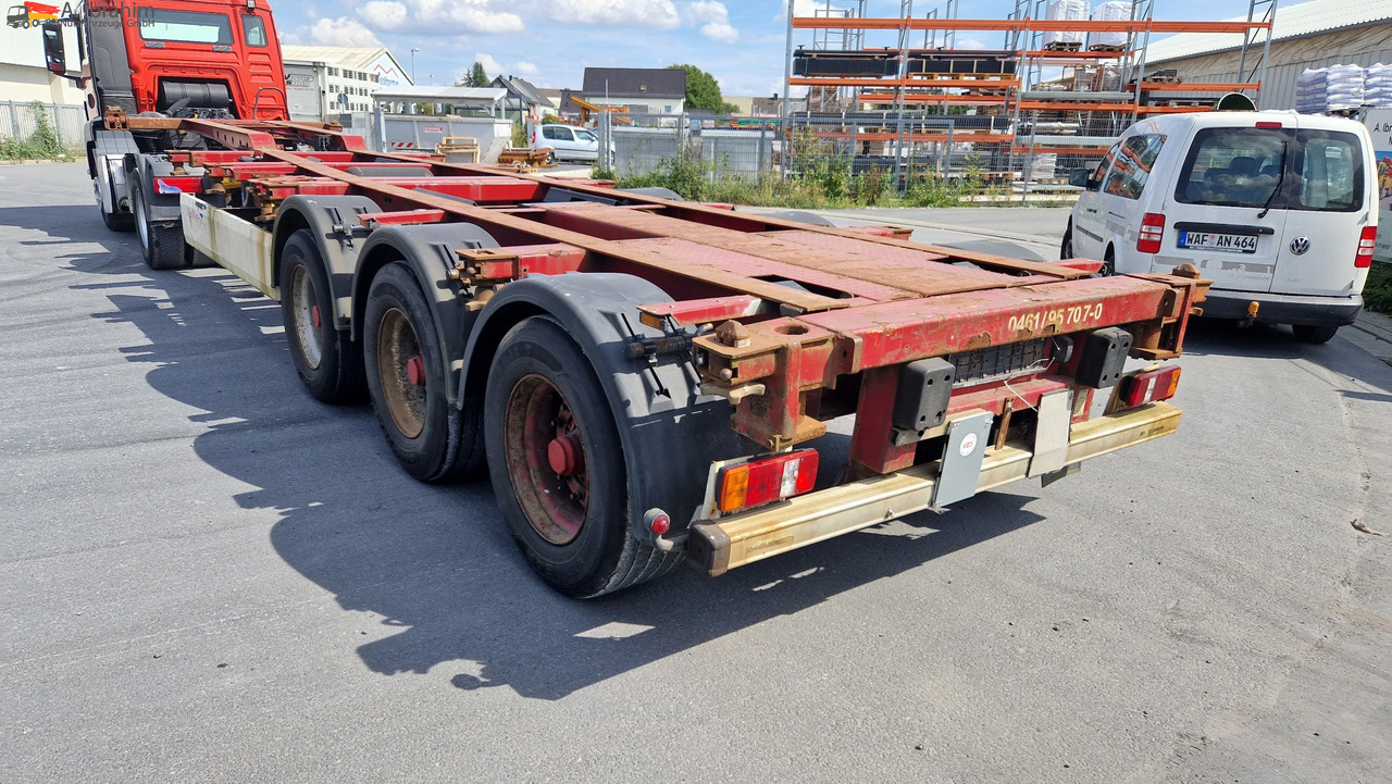 Semi-reboque transportador de contêineres/ Caixa móvel Krone SD Containerchassis 2x 20, 30, 40 ft deutscher Auflieger, ausziehbar: foto 7 Semi-reboque transportador de contêineres/ Caixa móvel Krone SD Containerchassis 2x 20, 30, 40 ft deutscher Auflieger, ausziehbar: foto 7