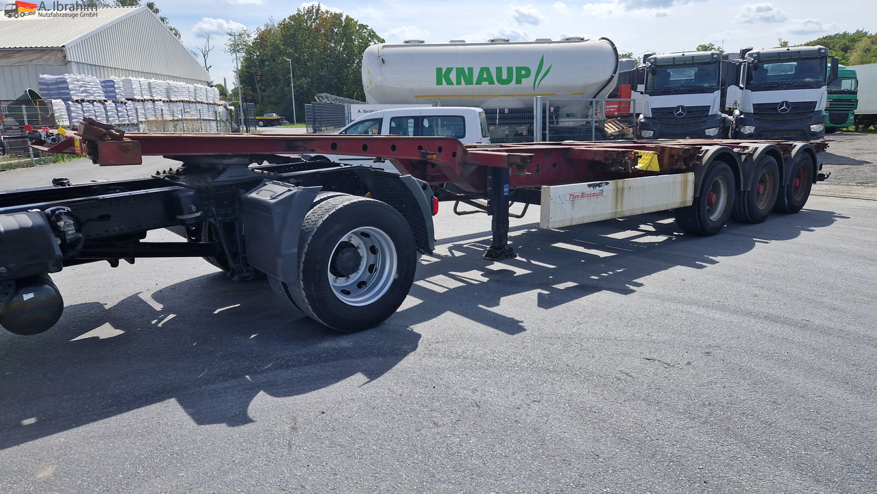 Semi-reboque transportador de contêineres/ Caixa móvel Krone SD Containerchassis 2x 20, 30, 40 ft deutscher Auflieger, ausziehbar: foto 10 Semi-reboque transportador de contêineres/ Caixa móvel Krone SD Containerchassis 2x 20, 30, 40 ft deutscher Auflieger, ausziehbar: foto 10