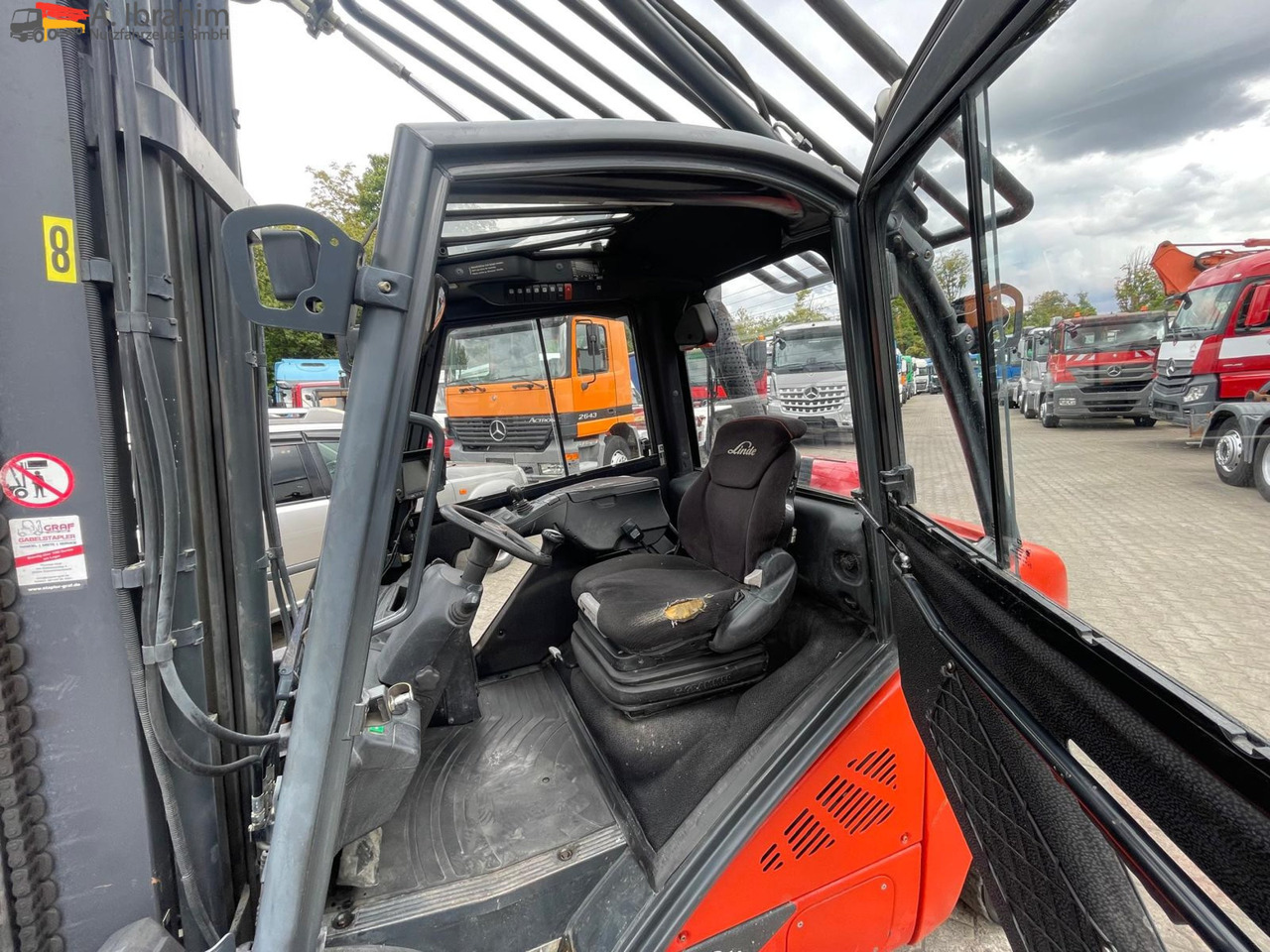 Linde H35T | Arbeitsbreite 2800 mm | Kamera | Voll funktionsfähig - Empilhadeira a gás: foto 5 Linde H35T | Arbeitsbreite 2800 mm | Kamera | Voll funktionsfähig - Empilhadeira a gás: foto 5