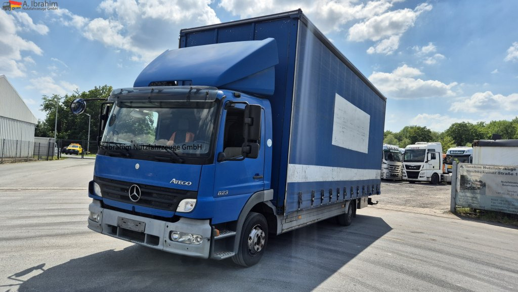 Mercedes-Benz 823 Jumbo LKW 7.30 m Länge x 3,10 m Innenhöhe, 56 cbm - Carrinha de lona: foto 1 Mercedes-Benz 823 Jumbo LKW 7.30 m Länge x 3,10 m Innenhöhe, 56 cbm - Carrinha de lona: foto 1