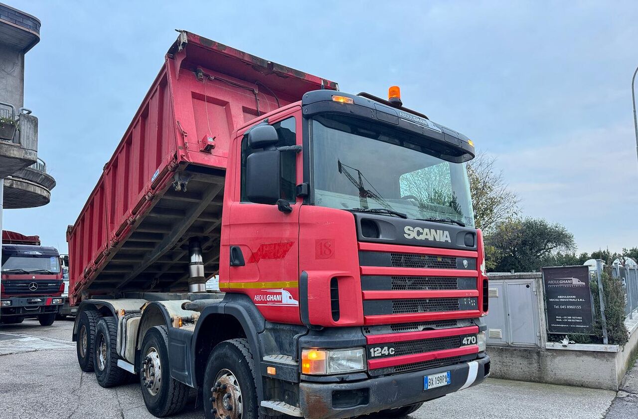 Scania R124/470 Ribaltabile 8X4 - Camião basculante: foto 1 Scania R124/470 Ribaltabile 8X4 - Camião basculante: foto 1