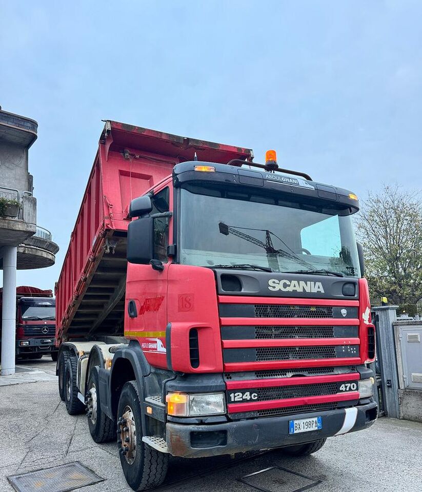 Scania R124/470 Ribaltabile 8X4 - Camião basculante: foto 1 Scania R124/470 Ribaltabile 8X4 - Camião basculante: foto 1