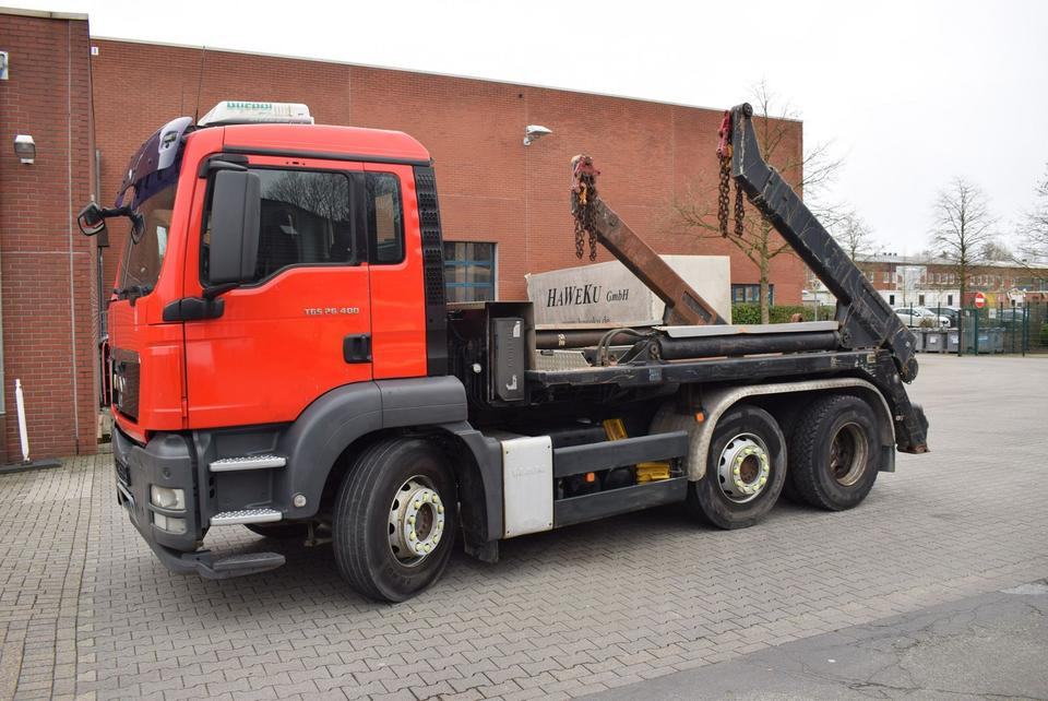 MAN TGS 26.400 6x2 Meiller Vorlaufachse Dachklima - Camião multibenne: foto 2 MAN TGS 26.400 6x2 Meiller Vorlaufachse Dachklima - Camião multibenne: foto 2