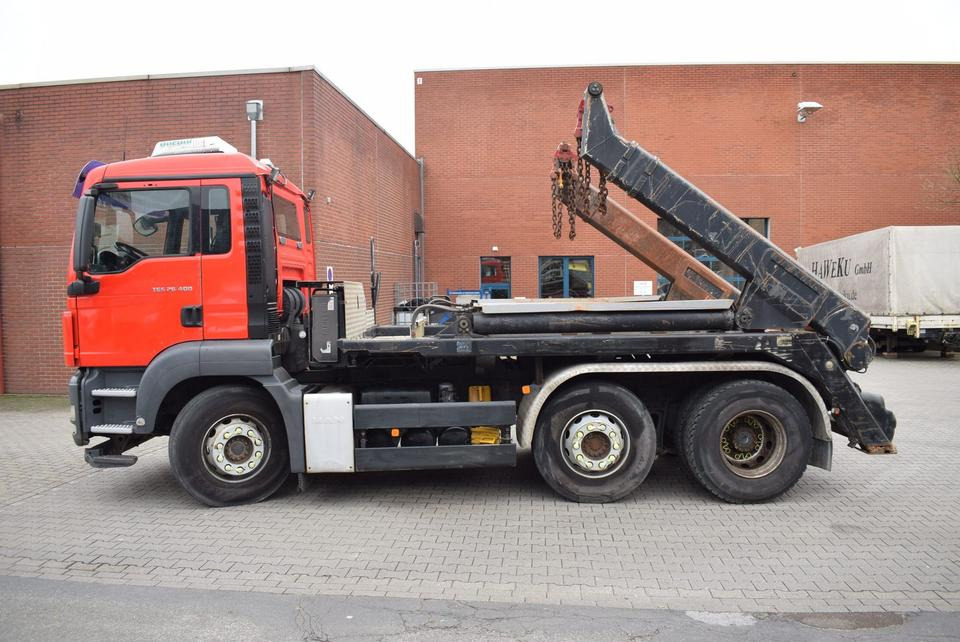 MAN TGS 26.400 6x2 Meiller Vorlaufachse Dachklima - Camião multibenne: foto 3 MAN TGS 26.400 6x2 Meiller Vorlaufachse Dachklima - Camião multibenne: foto 3