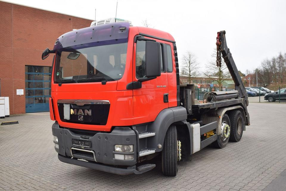 MAN TGS 26.400 6x2 Meiller Vorlaufachse Dachklima - Camião multibenne: foto 1 MAN TGS 26.400 6x2 Meiller Vorlaufachse Dachklima - Camião multibenne: foto 1