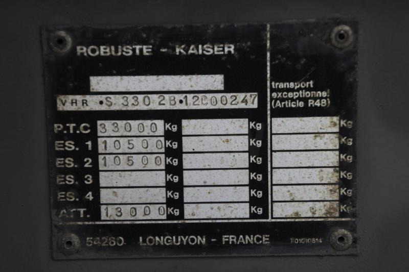 ROBUSTE-KAISER S3302-2XLAMES/BLAD/SPRING - Semi-reboque basculante: foto 5 ROBUSTE-KAISER S3302-2XLAMES/BLAD/SPRING - Semi-reboque basculante: foto 5