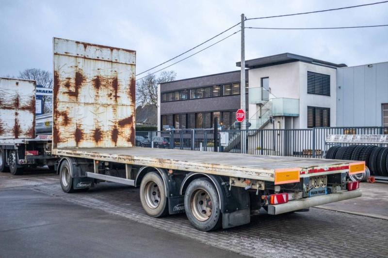 Trouillet PLATEAU + 3 ASSEN DOLLY - Reboque: foto 4 Trouillet PLATEAU + 3 ASSEN DOLLY - Reboque: foto 4