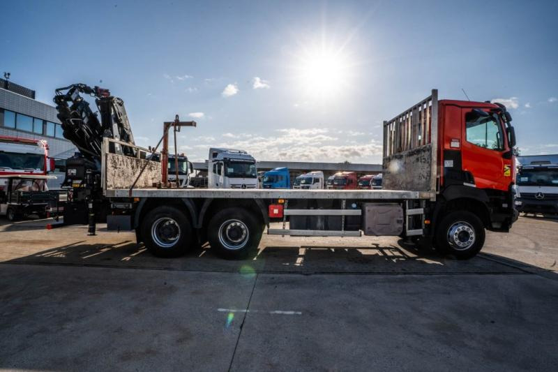 Renault K 380+HIAB 16T/m ( 4 Ext.) - Camião de caixa aberta/ Plataforma, Camião grua: foto 3 Renault K 380+HIAB 16T/m ( 4 Ext.) - Camião de caixa aberta/ Plataforma, Camião grua: foto 3