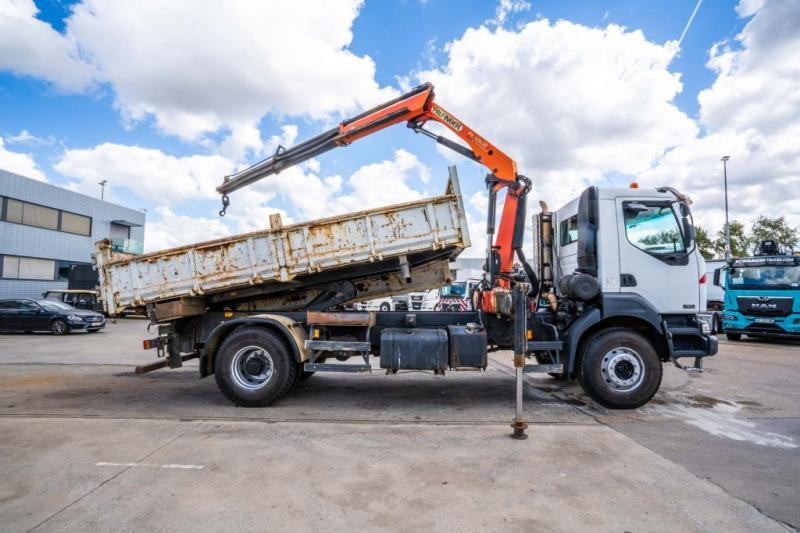 Renault KERAX 320 DCI +BIBENNE+PALFINGER 12Ton/m/2 EXT. - Camião basculante, Camião grua: foto 3 Renault KERAX 320 DCI +BIBENNE+PALFINGER 12Ton/m/2 EXT. - Camião basculante, Camião grua: foto 3
