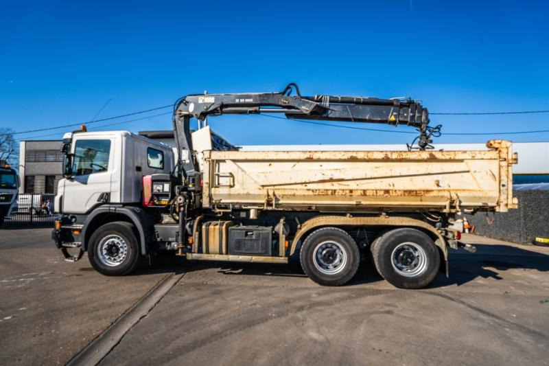 Camião basculante, Camião grua Scania P 400 // BIBENNE // GRUE HIAB 16 t/m // RETARDER: foto 8