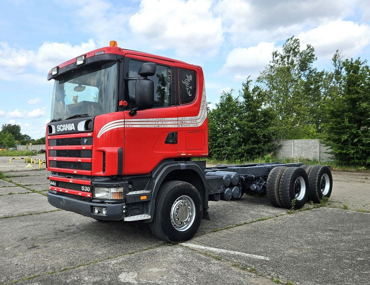 Scania 144 530 6X4 Manual Pump AND Injectros - Full Sprin G - Camião chassi: foto 1 Scania 144 530 6X4 Manual Pump AND Injectros - Full Sprin G - Camião chassi: foto 1