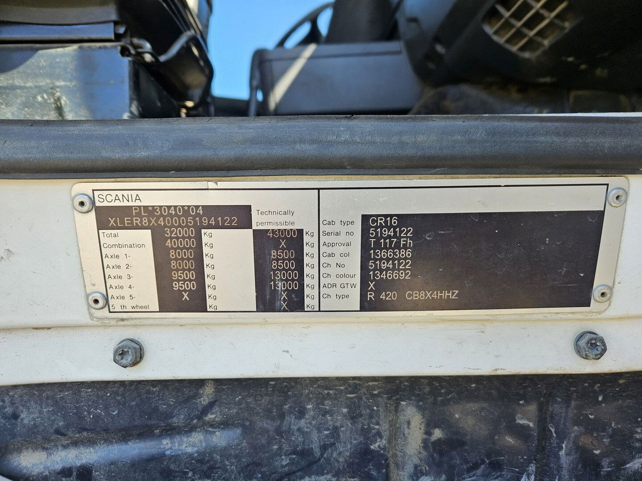 Camião basculante Scania R420 8x4 - Tipper - full spring - 2007 year: foto 25 Camião basculante Scania R420 8x4 - Tipper - full spring - 2007 year: foto 25