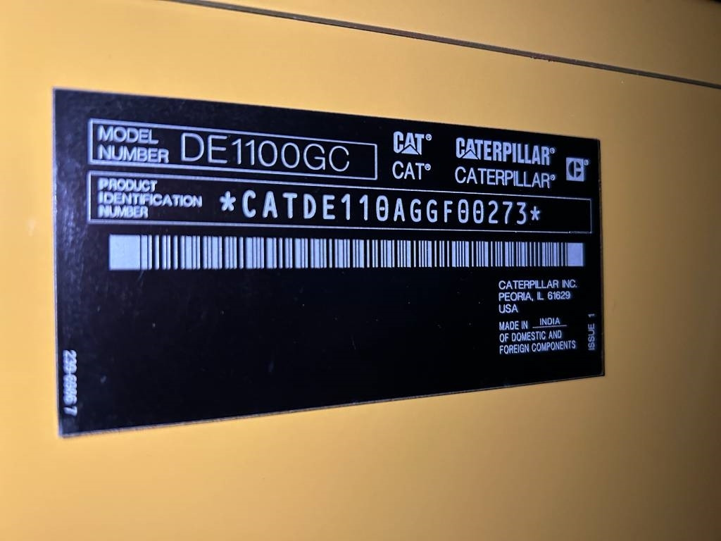 CAT DE1100GC - 1.100 kVA Standby Generator - DPX-18225 - Gerador elétrico: foto 5 CAT DE1100GC - 1.100 kVA Standby Generator - DPX-18225 - Gerador elétrico: foto 5