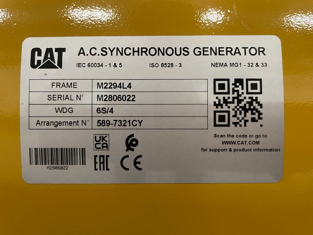 Gerador elétrico novo CAT DE200E0 - 200 kVA Generator - DPX-18017: foto 19
