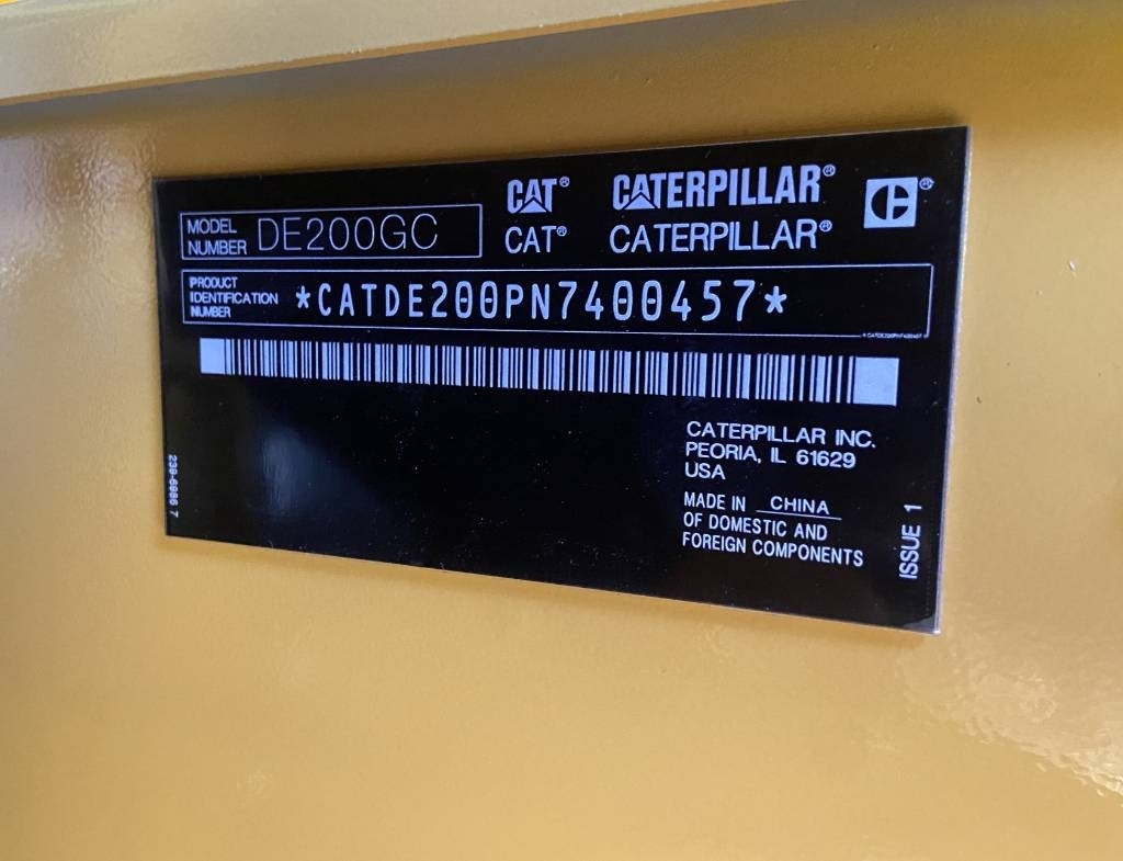 Gerador elétrico novo CAT DE200GC - 200 kVA Stand-by Generator - DPX-18211: foto 20