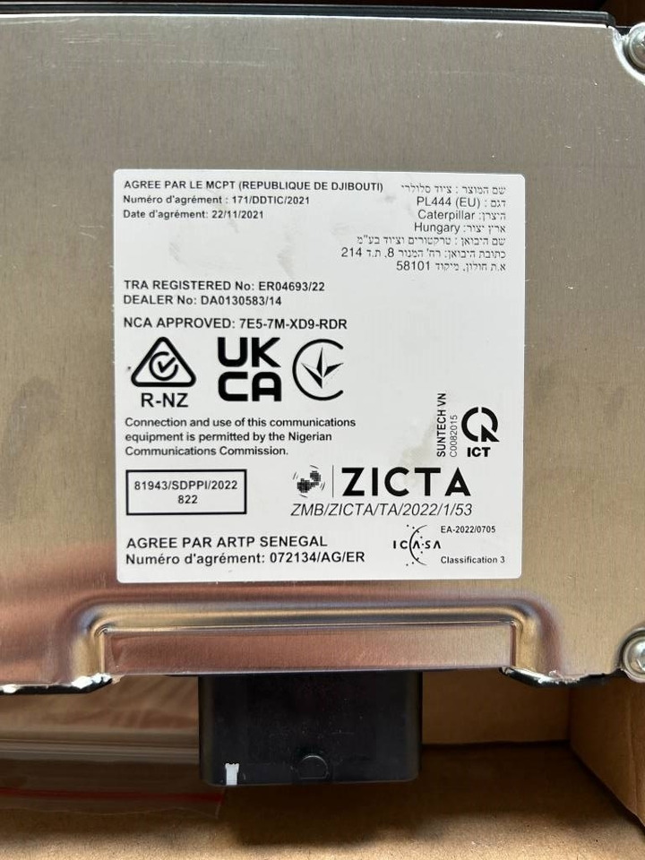 CAT Electronic Control Unit 604-9581 - DPX-25043 - Centralina electrónica por Máquina de construção: foto 5 CAT Electronic Control Unit 604-9581 - DPX-25043 - Centralina electrónica por Máquina de construção: foto 5