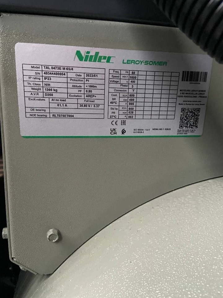 Gerador elétrico novo Scania DC16 - 660 kVA Generator - DPX-17954: foto 18 Gerador elétrico novo Scania DC16 - 660 kVA Generator - DPX-17954: foto 18