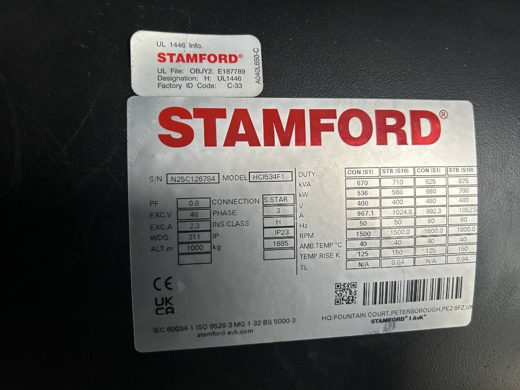 Leasing de Volvo TWD1683GE - 740 kVA Stage V Generator - DPX-19040  Volvo TWD1683GE - 740 kVA Stage V Generator - DPX-19040: foto 21