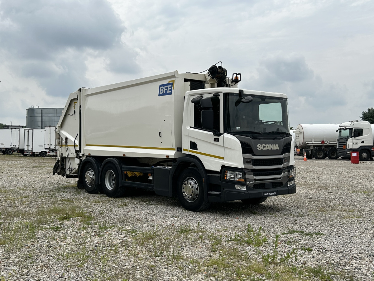 SCANIA P 320 WYWÓZ ŚMIECI - Caminhão de lixo: foto 1 SCANIA P 320 WYWÓZ ŚMIECI - Caminhão de lixo: foto 1