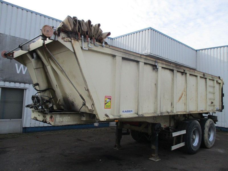 Kaiser 2 axle , Steel tipper trailer , Drum Brakes , Spring Suspension - Semi-reboque basculante: foto 1 Kaiser 2 axle , Steel tipper trailer , Drum Brakes , Spring Suspension - Semi-reboque basculante: foto 1