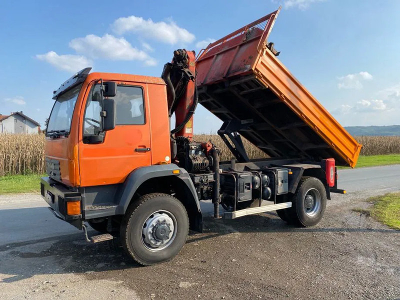 MAN LE 18-280 , 4X4 , Tipper , Palfinger PK 9501 - Camião basculante, Camião grua: foto 2 MAN LE 18-280 , 4X4 , Tipper , Palfinger PK 9501 - Camião basculante, Camião grua: foto 2