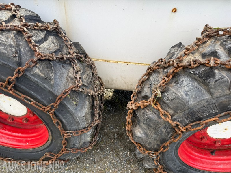 1986 Bobcat 843 kompaktlaster med skuffe og gaffler - Mini pá carregadora: foto 5 1986 Bobcat 843 kompaktlaster med skuffe og gaffler - Mini pá carregadora: foto 5