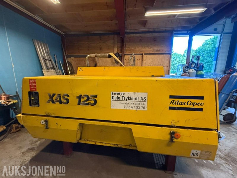 1995 Atlas Copco XAS 125 Kompressor - Equipamento de construção: foto 2 1995 Atlas Copco XAS 125 Kompressor - Equipamento de construção: foto 2