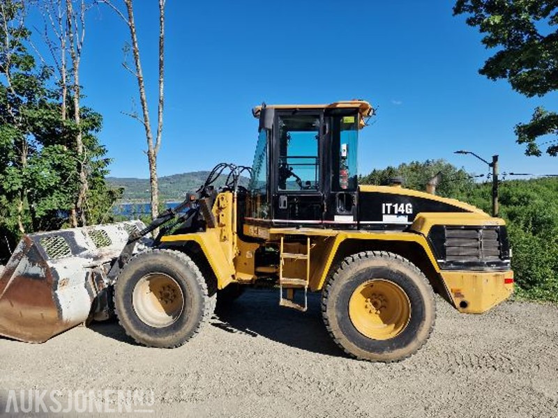 1999 Cat IT14G hjullaster snø skuffe/grus skuffe 10039 timer - Pá carregadora de rodas: foto 1 1999 Cat IT14G hjullaster snø skuffe/grus skuffe 10039 timer - Pá carregadora de rodas: foto 1