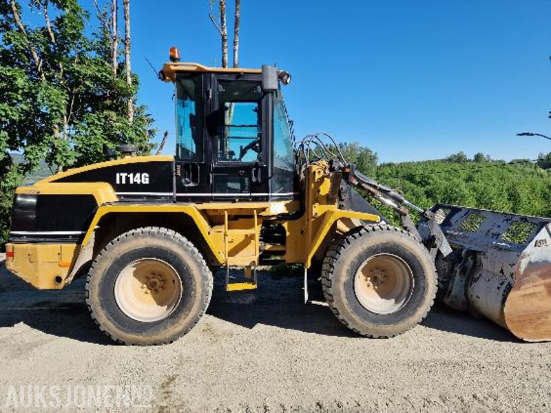 1999 Cat IT14G hjullaster snø skuffe/grus skuffe 10039 timer - Pá carregadora de rodas: foto 2 1999 Cat IT14G hjullaster snø skuffe/grus skuffe 10039 timer - Pá carregadora de rodas: foto 2