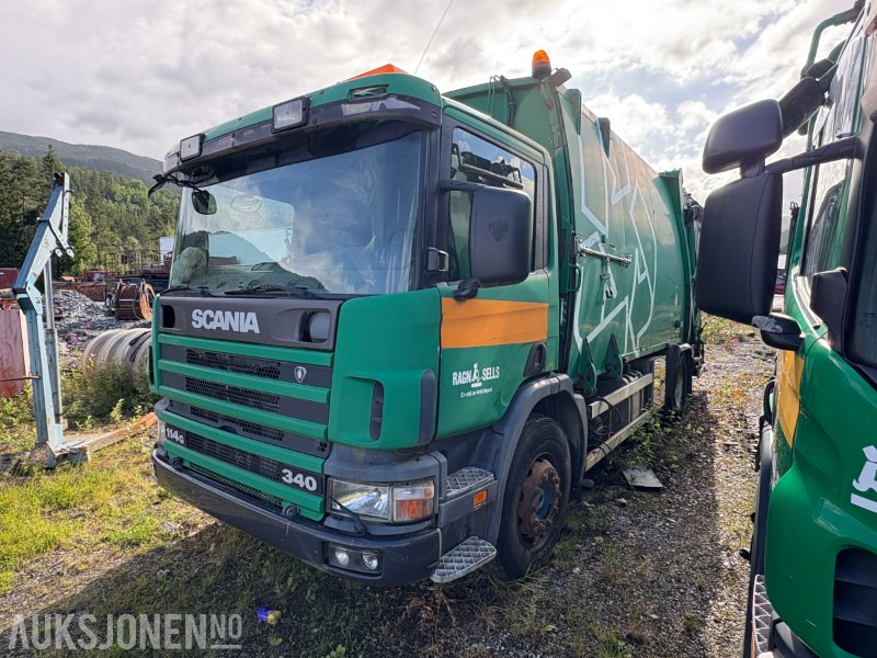 2000 Scania P114 komprimatorbil - renovasjonsbil - bossbil - Caminhão de lixo: foto 1 2000 Scania P114 komprimatorbil - renovasjonsbil - bossbil - Caminhão de lixo: foto 1