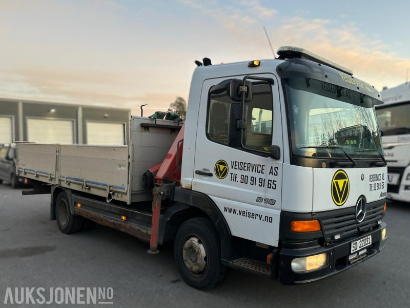 2004 Mercedes-Benz Atego 818/36 AT – Planbil med Fassi F60 kran – EU-godkjent til 02/2026 – Kjørbar - Camião grua: foto 3 2004 Mercedes-Benz Atego 818/36 AT – Planbil med Fassi F60 kran – EU-godkjent til 02/2026 – Kjørbar - Camião grua: foto 3