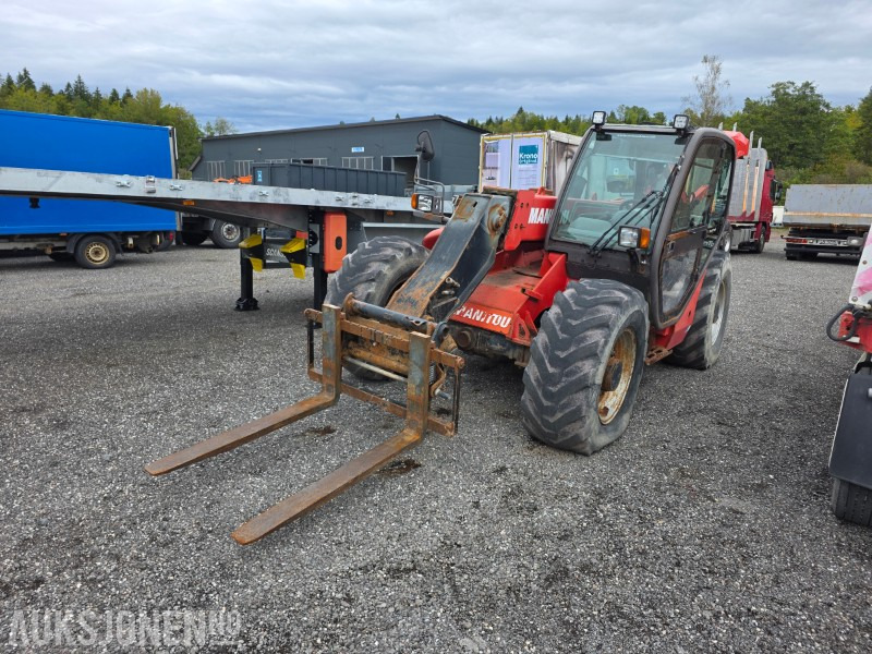 2007 Manitou maniscopic MLT 634 teleskoplaster m/pallegafler - Equipamento de construção: foto 1 2007 Manitou maniscopic MLT 634 teleskoplaster m/pallegafler - Equipamento de construção: foto 1