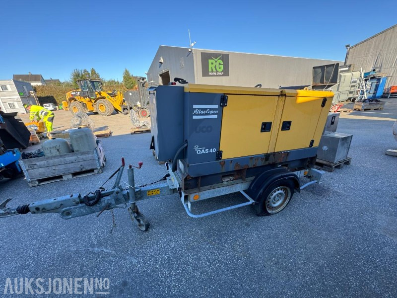 2010 Atlas Copco QAS 40 strømaggregat 40KVA - Equipamento de construção: foto 2 2010 Atlas Copco QAS 40 strømaggregat 40KVA - Equipamento de construção: foto 2