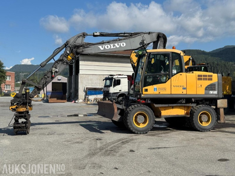 2011 Volvo EW160C hjulgraver / Tiltrotator - Escavadeira: foto 1 2011 Volvo EW160C hjulgraver / Tiltrotator - Escavadeira: foto 1