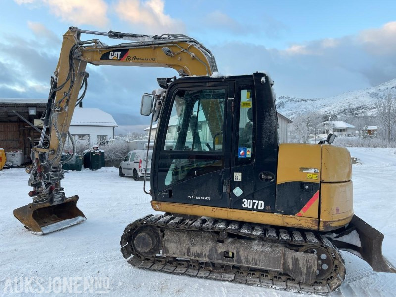2012 Cat 307D Gravemaskin, Tiltrotator, S50, 8392 timer, sertifisert til Juli 2026 - Escavadeira: foto 3 2012 Cat 307D Gravemaskin, Tiltrotator, S50, 8392 timer, sertifisert til Juli 2026 - Escavadeira: foto 3