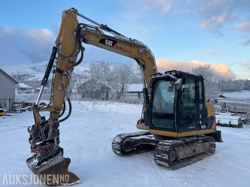 2012 Cat 307D Gravemaskin, Tiltrotator, S50, 8392 timer, sertifisert til Juli 2026 - Escavadeira: foto 1 2012 Cat 307D Gravemaskin, Tiltrotator, S50, 8392 timer, sertifisert til Juli 2026 - Escavadeira: foto 1