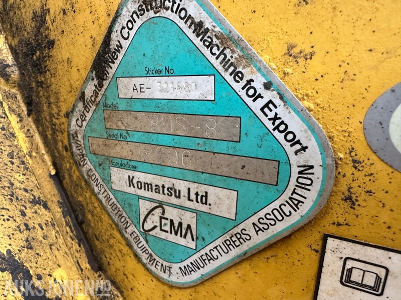 2012 Komatsu PC78US-8 - 7819 Timer - Escavadeira: foto 4 2012 Komatsu PC78US-8 - 7819 Timer - Escavadeira: foto 4