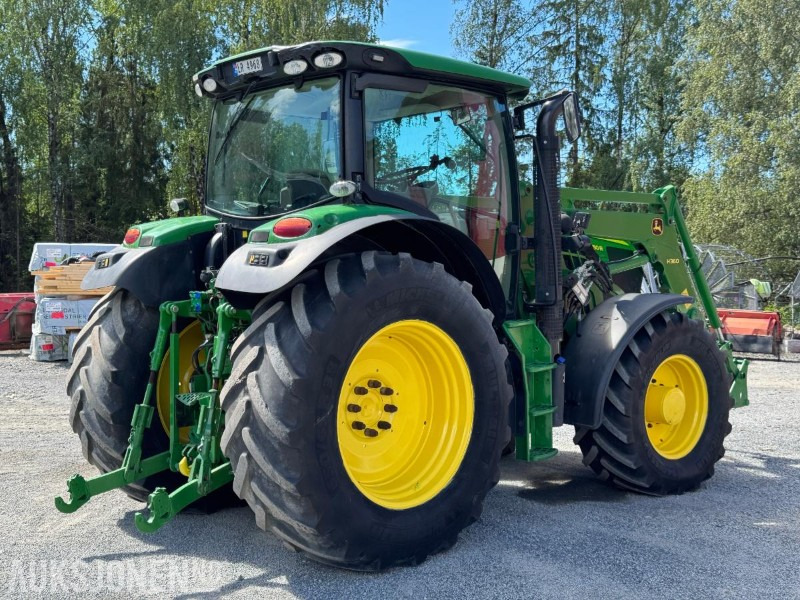 2013 John Deere 6150R traktor med frontlaster / Nylig EU-godkjent - Trator: foto 5 2013 John Deere 6150R traktor med frontlaster / Nylig EU-godkjent - Trator: foto 5