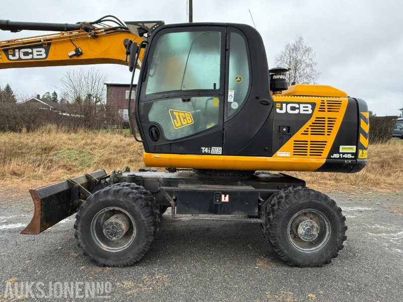 2014 JCB JS145W T4 Hjulgraver - KUN 9.216 arbeidstimer! ENGCON Rototilt, SERTIFISERT! 3 skuffer, sentralsmøring og hurtigkobling, - Escavadeira: foto 3 2014 JCB JS145W T4 Hjulgraver - KUN 9.216 arbeidstimer! ENGCON Rototilt, SERTIFISERT! 3 skuffer, sentralsmøring og hurtigkobling, - Escavadeira: foto 3