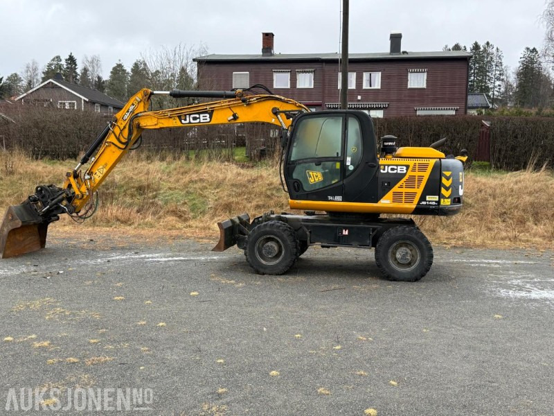 2014 JCB JS145W T4 Hjulgraver - KUN 9.216 arbeidstimer! ENGCON Rototilt, SERTIFISERT! 3 skuffer, sentralsmøring og hurtigkobling, - Escavadeira: foto 1 2014 JCB JS145W T4 Hjulgraver - KUN 9.216 arbeidstimer! ENGCON Rototilt, SERTIFISERT! 3 skuffer, sentralsmøring og hurtigkobling, - Escavadeira: foto 1