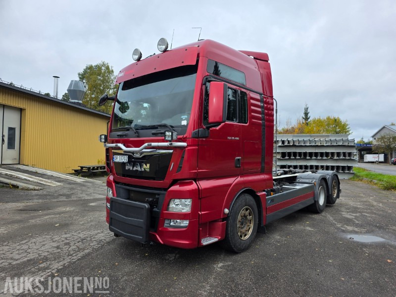2014 MAN TGX 26.480 6X2-4 BL 18 T krok leveres med ny EU - Camião polibenne: foto 1 2014 MAN TGX 26.480 6X2-4 BL 18 T krok leveres med ny EU - Camião polibenne: foto 1