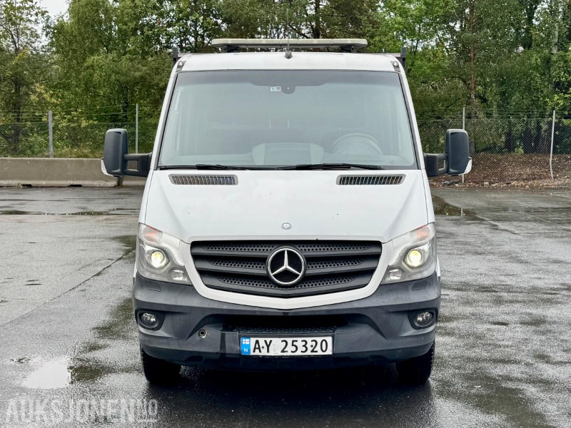 2014 Mercedes-Benz Sprinter 516 CDI planbil, 5-tonn, dobbelkabin, bakløft, lysbjelke - Camião de caixa aberta/ Plataforma: foto 2 2014 Mercedes-Benz Sprinter 516 CDI planbil, 5-tonn, dobbelkabin, bakløft, lysbjelke - Camião de caixa aberta/ Plataforma: foto 2