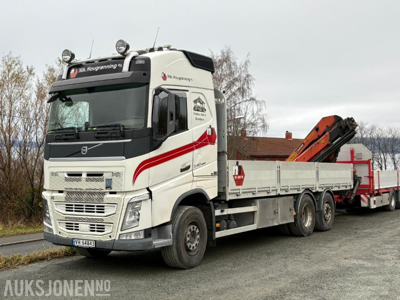 2014 VOLVO FH540 6X2 Euro6 Kranbil med Palfinger PK16502 - Camião grua: foto 1 2014 VOLVO FH540 6X2 Euro6 Kranbil med Palfinger PK16502 - Camião grua: foto 1