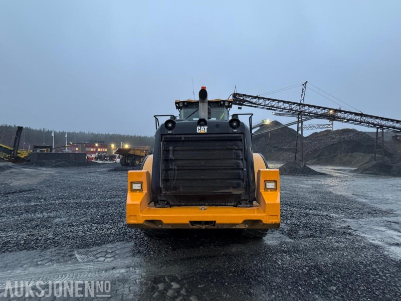 2016 Cat 962M, AGGREGATE HANDLER, HJULLASTER, SENTRALSMØRING, FULL SERVICEHISTORIKK, PAYLOAD CONTROL, 17134T - Pá carregadora de rodas: foto 5 2016 Cat 962M, AGGREGATE HANDLER, HJULLASTER, SENTRALSMØRING, FULL SERVICEHISTORIKK, PAYLOAD CONTROL, 17134T - Pá carregadora de rodas: foto 5