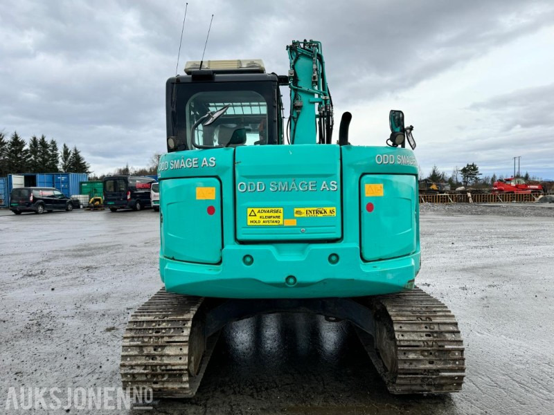 2016 Kobelco SK75SR-3E - 8 tonns gravemaskin - Tiltrotator - Pusskuffe - Bunkringspumpe - sentralsmøring - Sertifisert - Escavadeira: foto 5 2016 Kobelco SK75SR-3E - 8 tonns gravemaskin - Tiltrotator - Pusskuffe - Bunkringspumpe - sentralsmøring - Sertifisert - Escavadeira: foto 5