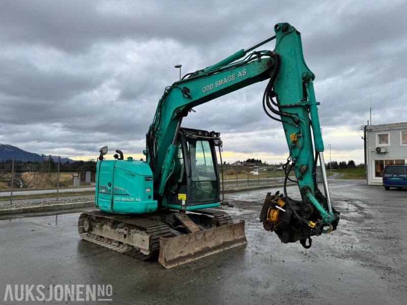 2016 Kobelco SK75SR-3E - 8 tonns gravemaskin - Tiltrotator - Pusskuffe - Bunkringspumpe - sentralsmøring - Sertifisert - Escavadeira: foto 3 2016 Kobelco SK75SR-3E - 8 tonns gravemaskin - Tiltrotator - Pusskuffe - Bunkringspumpe - sentralsmøring - Sertifisert - Escavadeira: foto 3